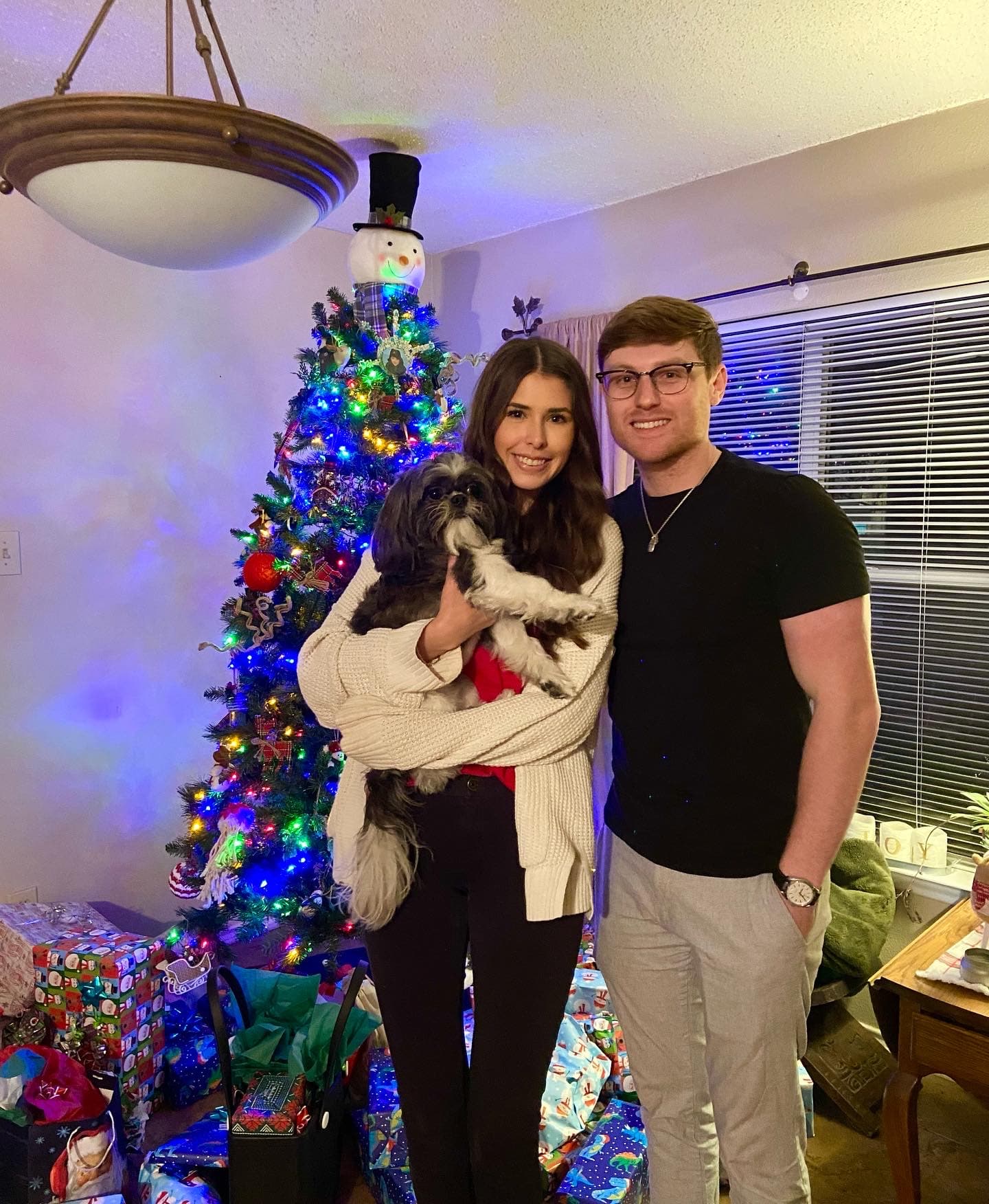 Our annual Christmas photo shoot with Winnie